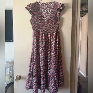 Sheen floral maxi dress size medium